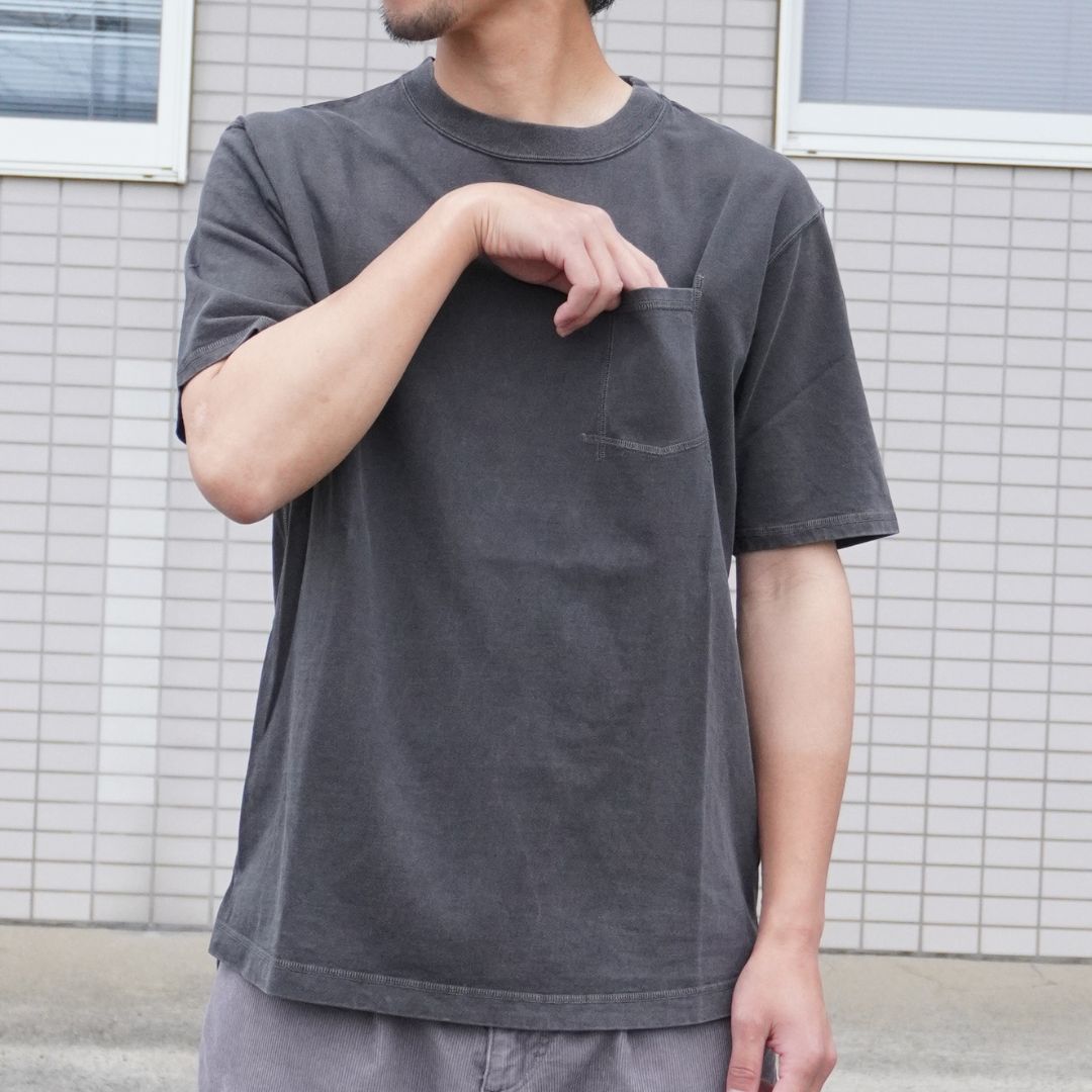 DWELLER S/S TEE COTTON JERSEY PIGMENT DYE | nonnative | A(e)_STORE