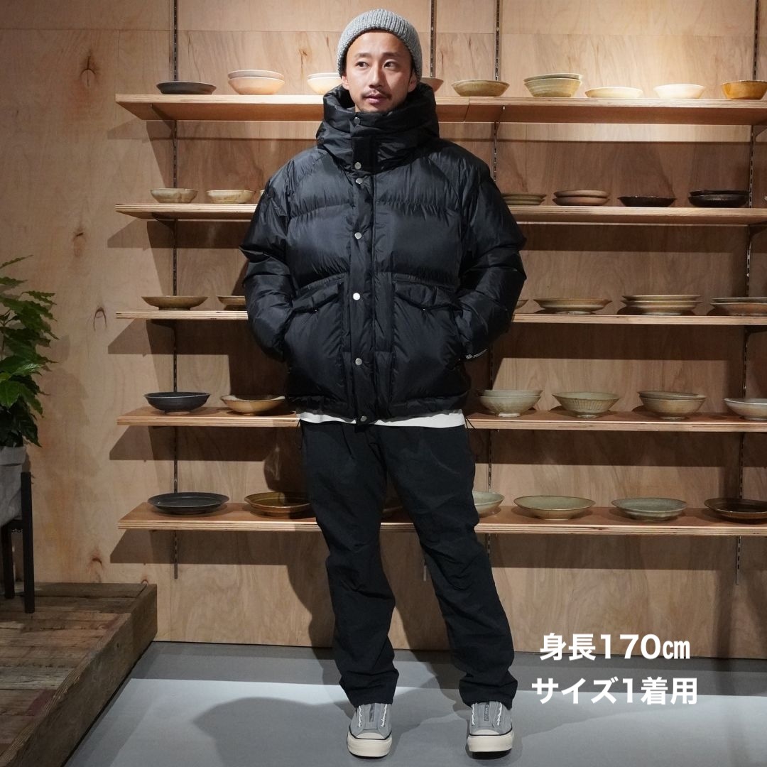 EXPLORER DOWN JACKET NYLON RIPSTOP WITH WINDSTOPPER 2L | nonnative