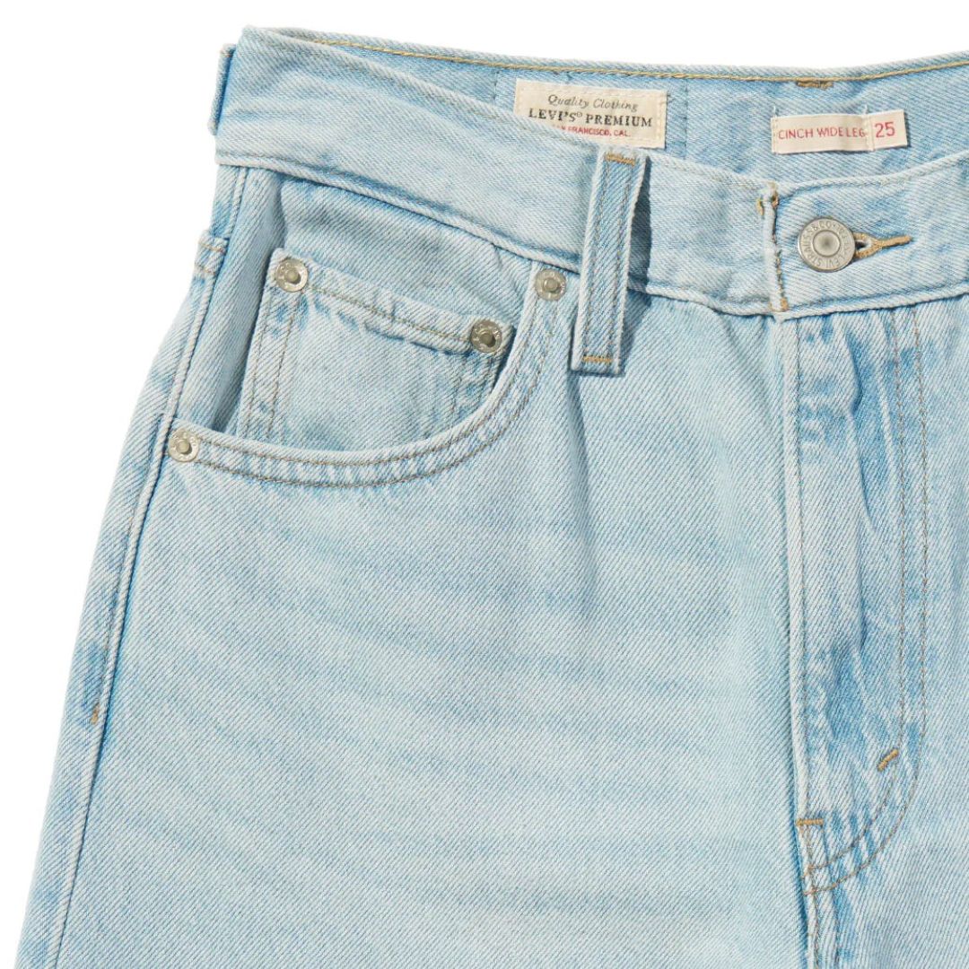 CINCH WIDE LEG ジーンズ ライトインディゴ