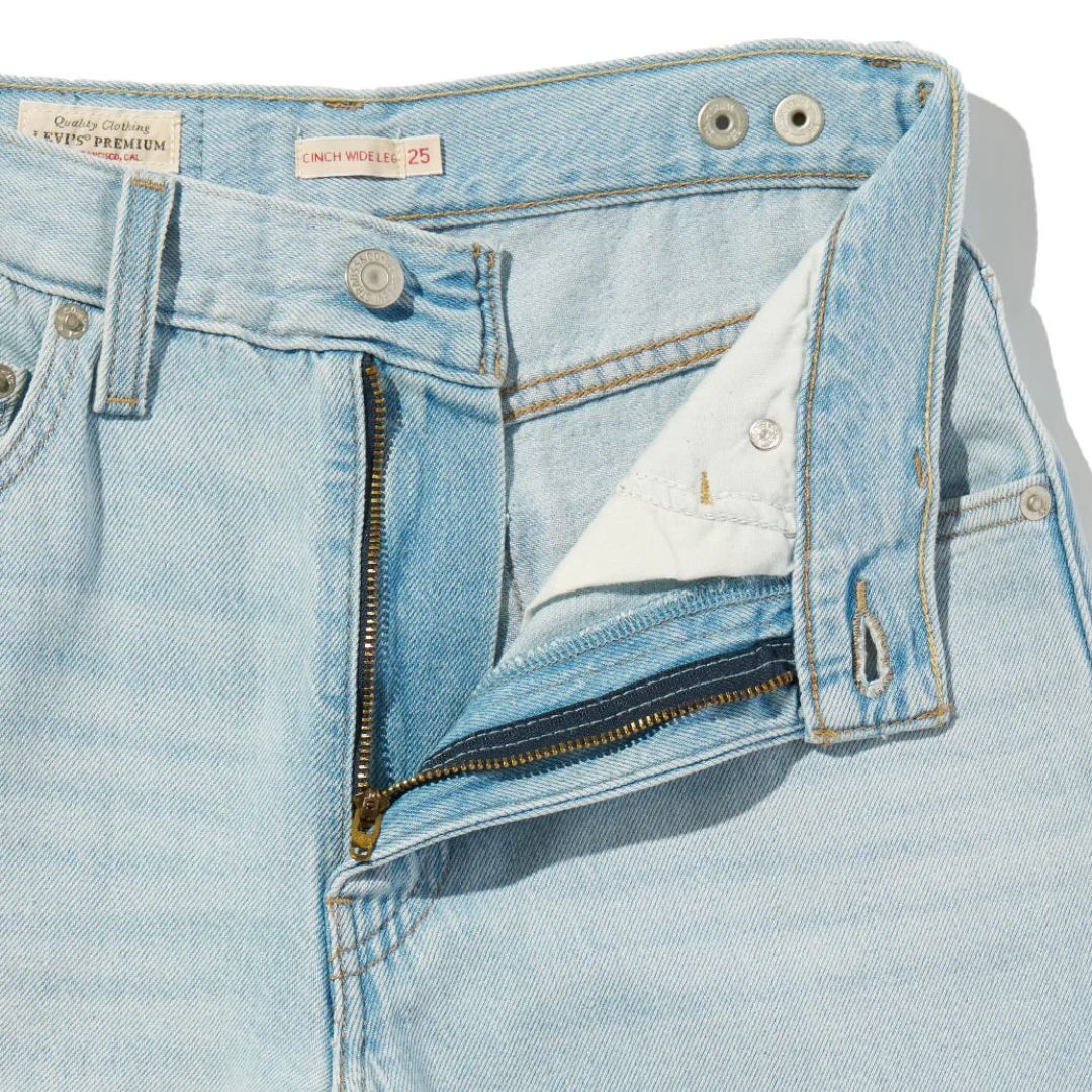 CINCH WIDE LEG ジーンズ ライトインディゴ