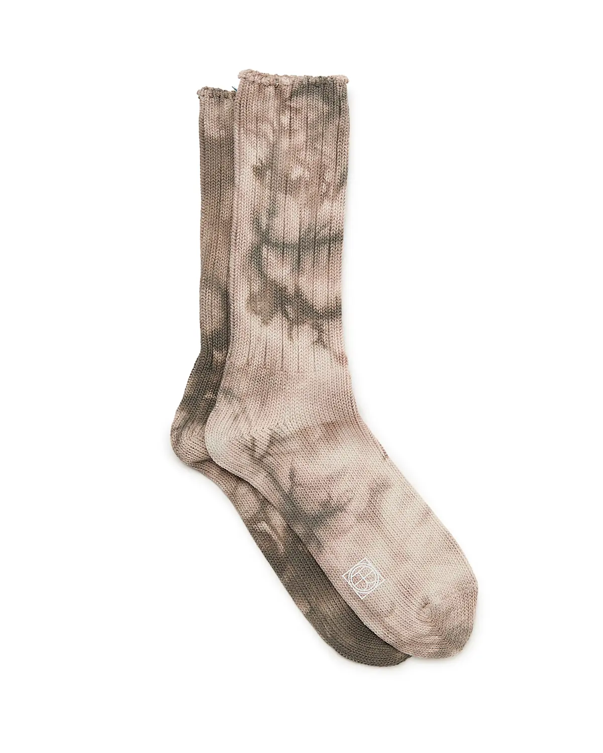TIE-DYED CREW SOCKS C/N/PU