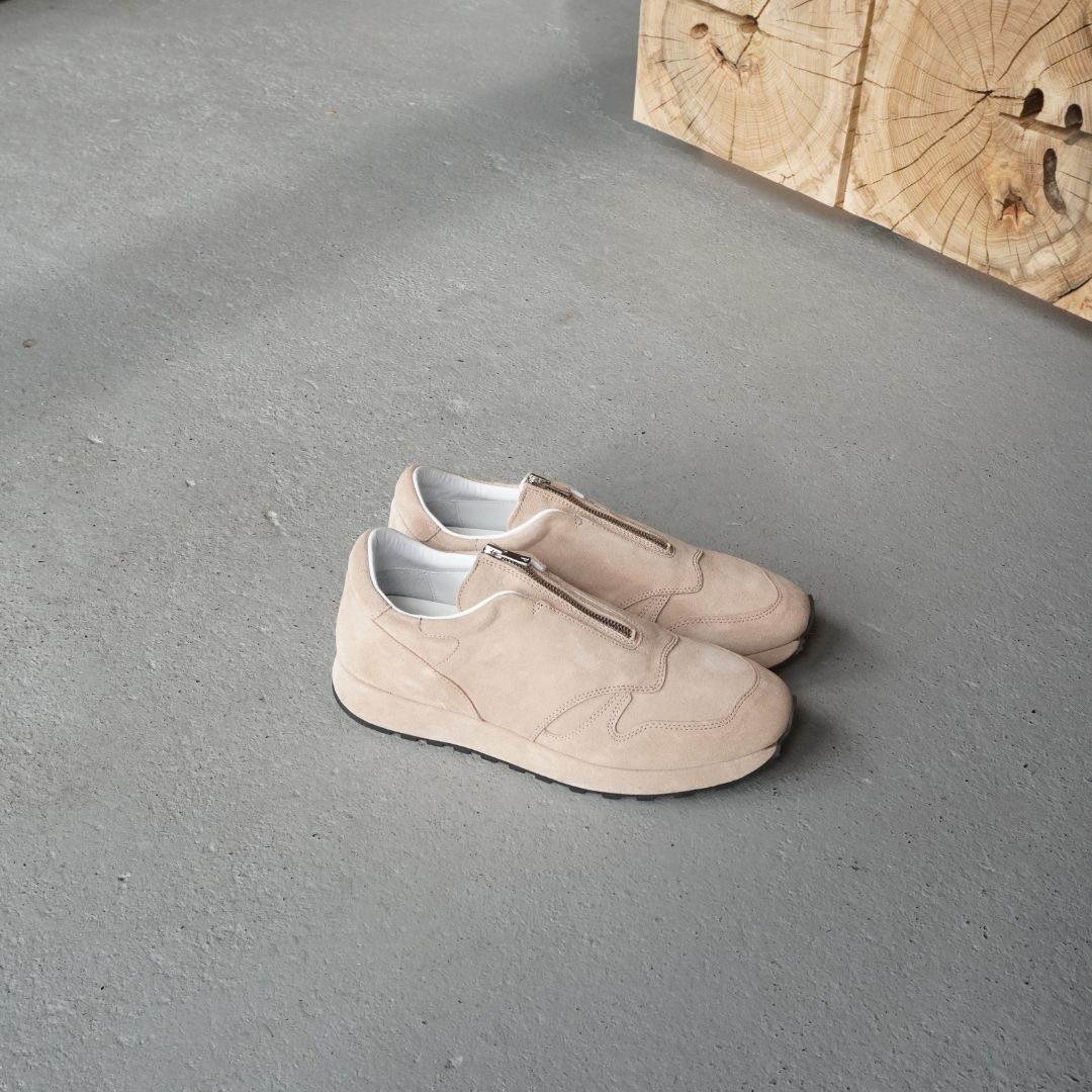 DWELLER JOG TRAINER COW LEATHER by SABOR | nonnative | A(e)_STORE