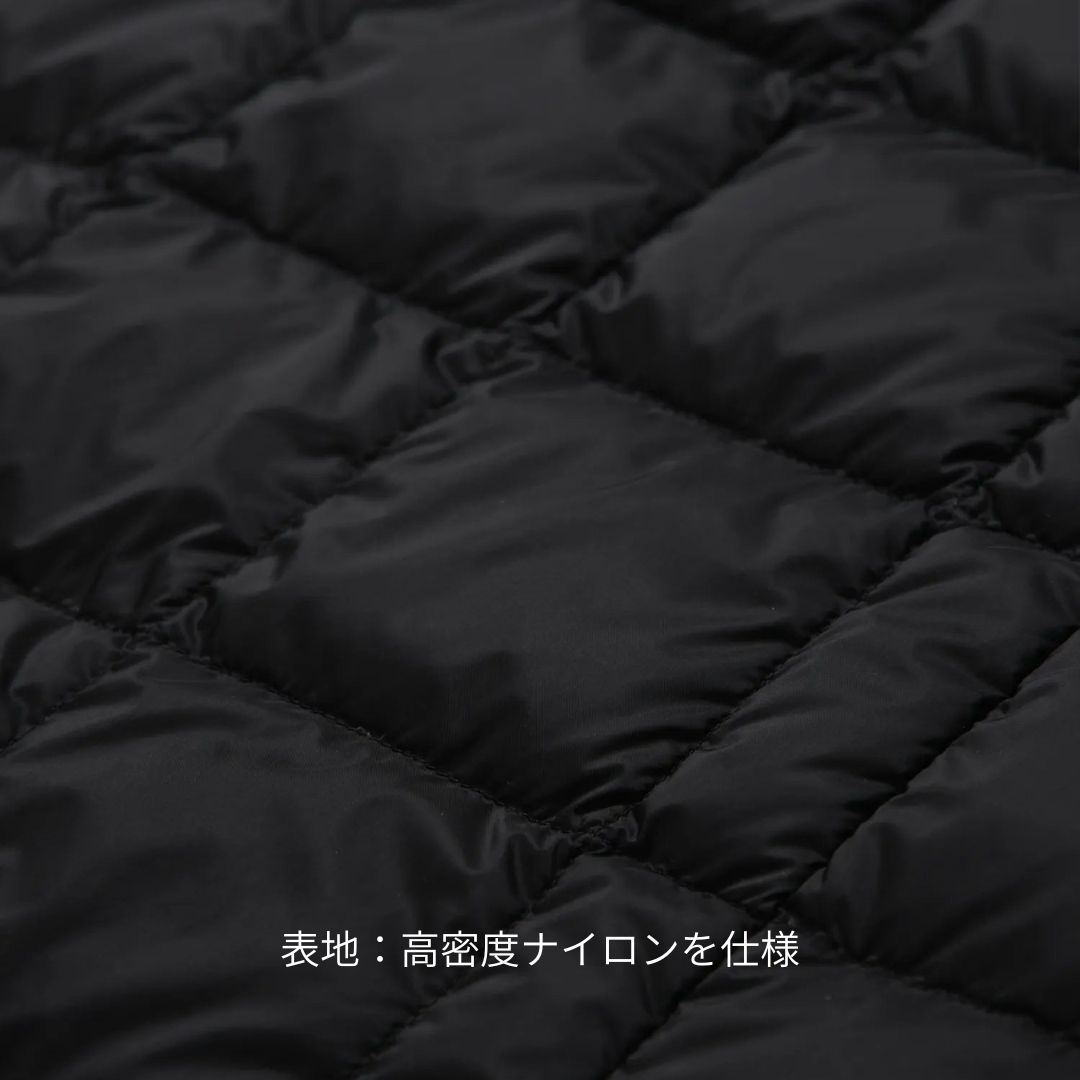 ベーシック クルーネックボタン インナーダウンジャケット