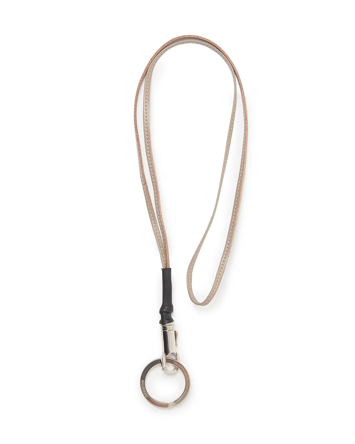 DWELLER KEY RING BRASS WITH LEATHER STRAP by END | nonnative | A(e