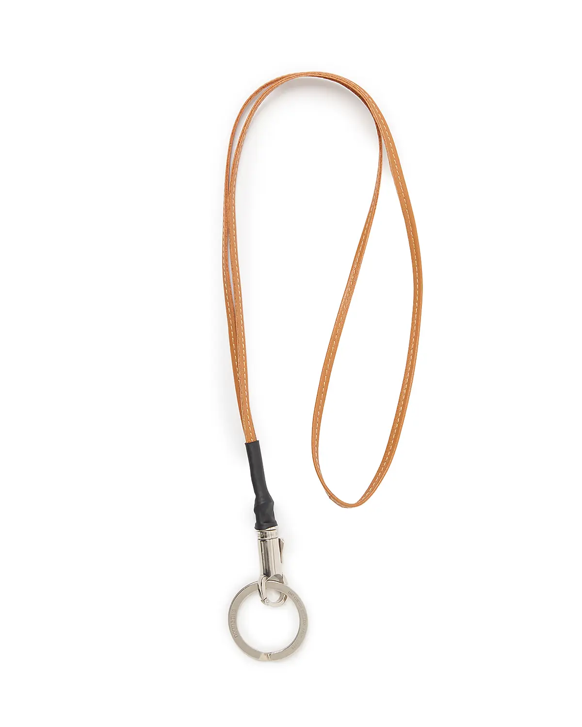 DWELLER KEY RING BRASS WITH LEATHER STRAP by END | nonnative | A(e