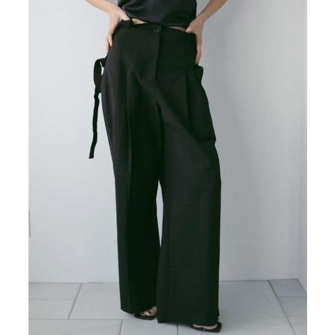 Suspenders Wide Pants 