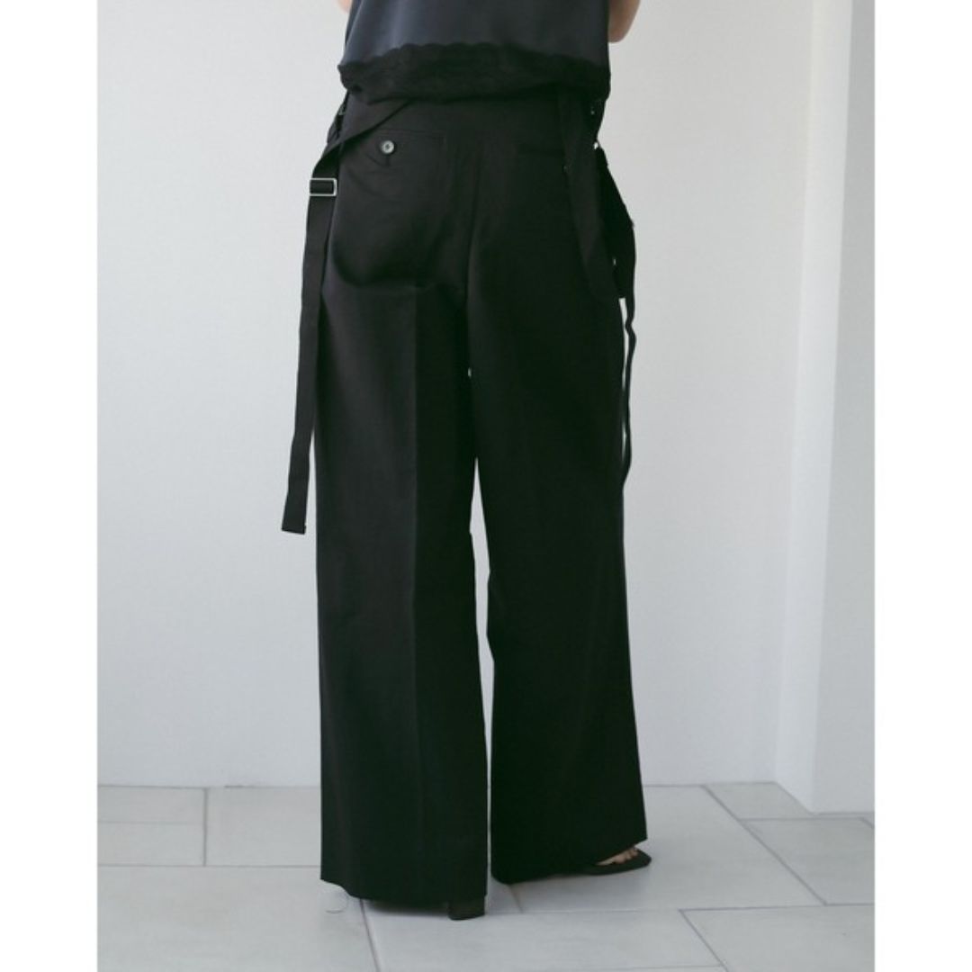 Suspenders Wide Pants 