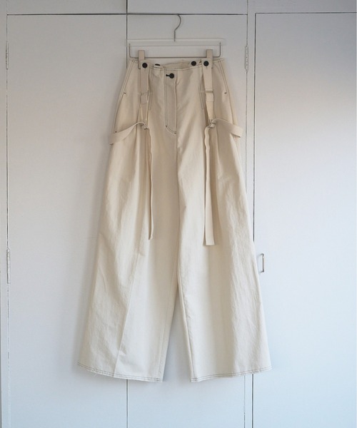 Suspenders Wide Pants 