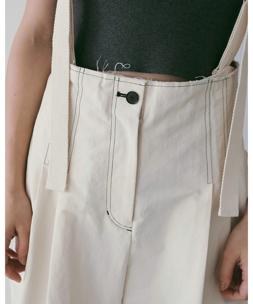 Suspenders Wide Pants 