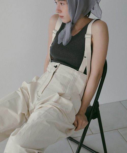 Suspenders Wide Pants 