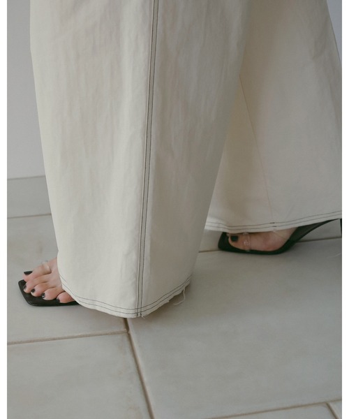 Suspenders Wide Pants 