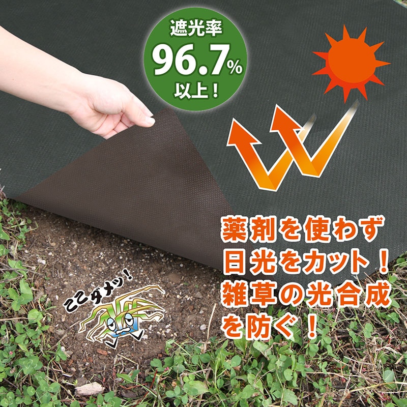 園芸用防草シートリバーシブル1×5m624-01 | 園芸用品,防草シート