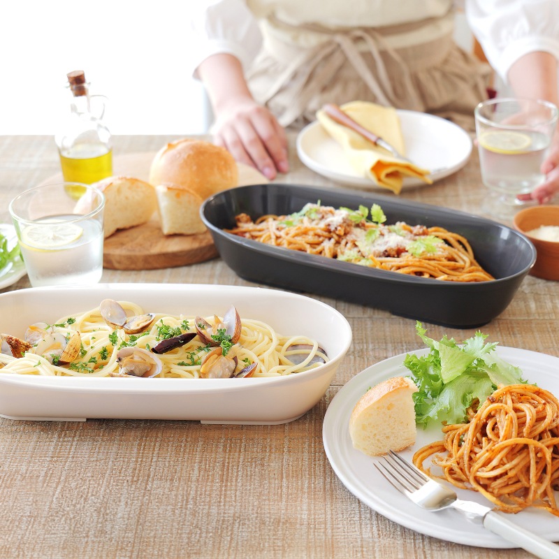 レンジで簡単パスタ皿ブラウンALC20510-53 | キッチン用品,調理器具