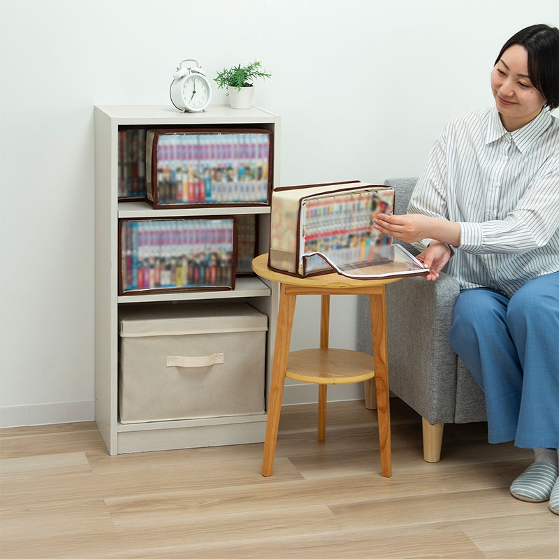 新書版サイズコミック本収納ケース5枚組609-02 | 収納用品,本