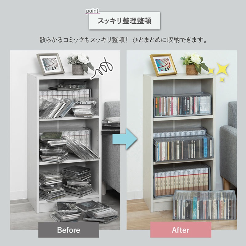 文庫本/CD 収納ケース 5枚組 167-50 | すべての商品 | アストロ