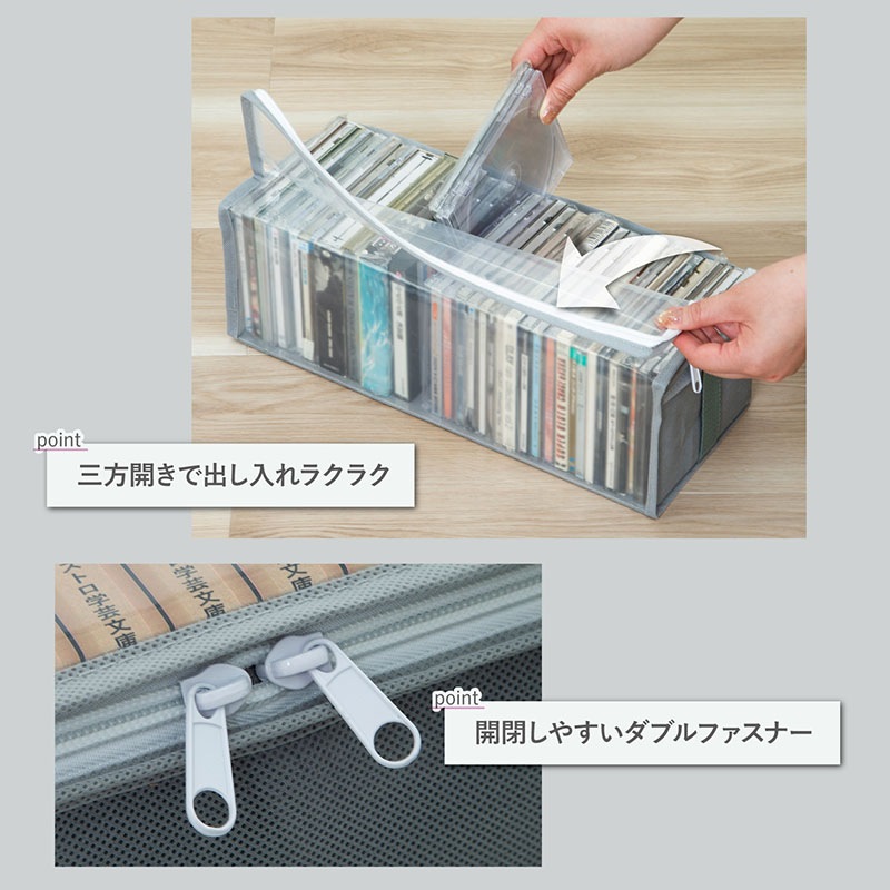 文庫本/CD 収納ケース 5枚組 167-50 | すべての商品 | アストロ
