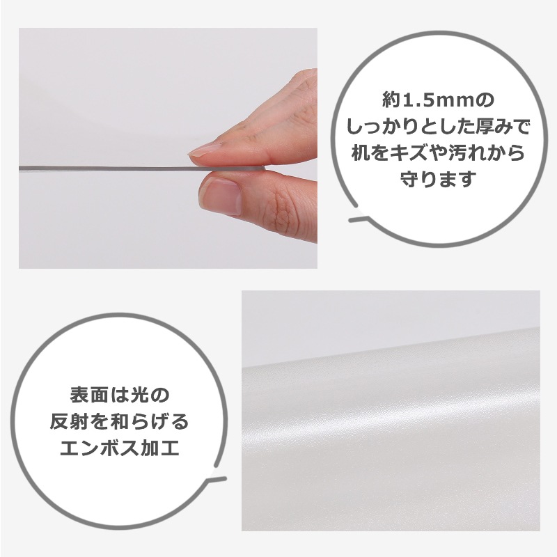 デスクマットクリア55×65cm730-62 | 生活雑貨,ホームオフィス用品