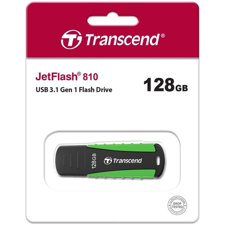 Transcend トランセンドジャパン TS128GJF810 JetFlash 810 128GB パッケージ