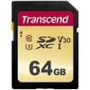 Transcend トランセンドジャパン TS64GSDC500S SDXCカード 500S 64GB