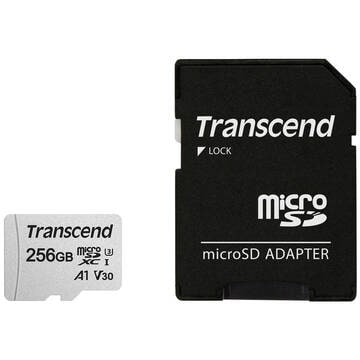 Transcend トランセンドジャパン TS256GUSD300S-A マイクロSDXCカード 300S 256GB