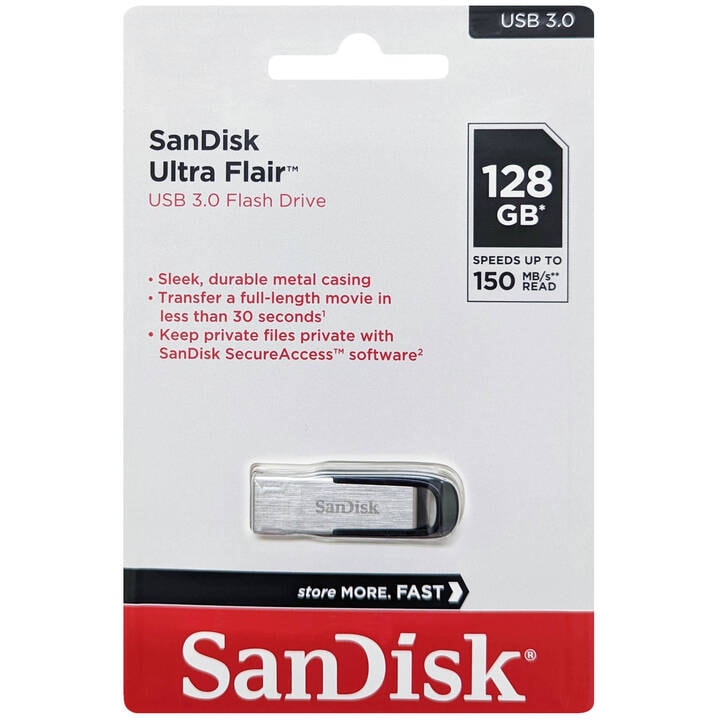 SanDisk サンディスク SDCZ73-128G-G46 並行輸入品 Ultra Flair USB 3.0 Flash Drive 128GB