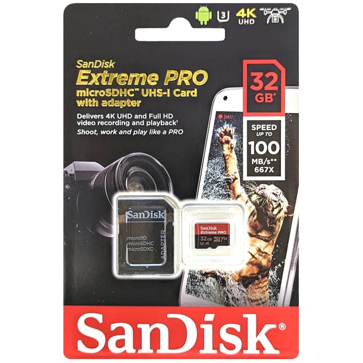 SanDisk サンディスク SDSQXCG-032G-GN6MA 並行輸入品 マイクロSDHCカード Extreme PRO 32GB