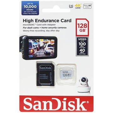 SanDisk サンディスク SDSQQNR-128G-GN6IA 並行輸入品 マイクロSDXCカード High Endurance 128GB