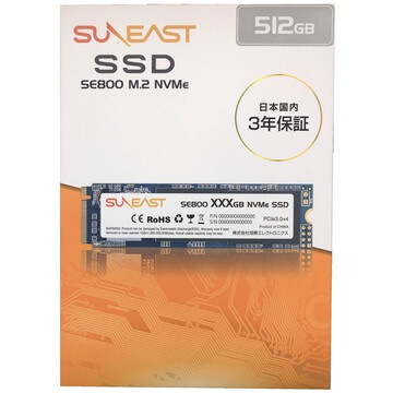 SUNEAST サンイースト SE800-P512GB M.2 Type2280 NVMe SSD SE800