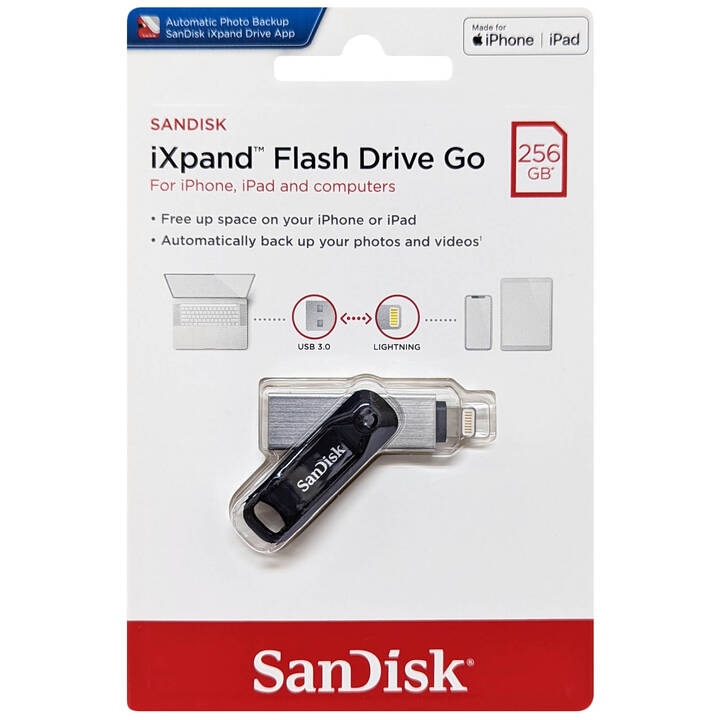 SanDisk サンディスク SDIX60N-256G-GN6NE 並行輸入品 iXpand Flash Drive Go 256GB