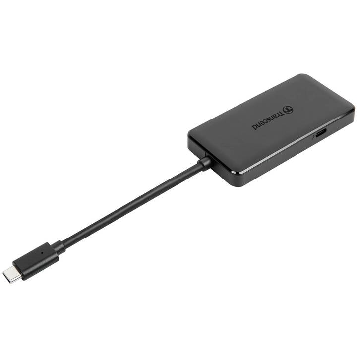 Transcend トランセンドジャパン TS-HUB5C USBハブ+microSD/SDカードリーダー USB Type-Cコネクタ左手前
