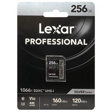 Lexar レキサー LSD1066256G-BNNNG 並行輸入品 Professional 1066x SDXC UHS-I Card SILVER Series 256GB