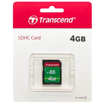 Transcend トランセンドジャパン TS4GSDHC4 SDHCカード 4GB