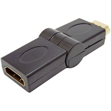 SSA エスエスエーサービス SHDM-HDAFL HDMIメス - HDMIオス 180度可動コネクタ HDMIメスコネクタ手前