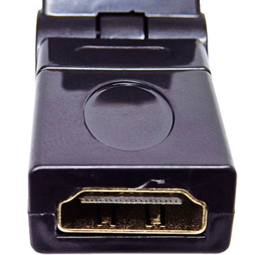 SSA エスエスエーサービス SMHM-HDAFL3D HDMIメス - miniHDMIオス 180度可動3Dコネクタ HDMI Type-Aメス端子