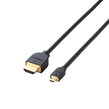 エレコム ELECOM TB-HD14EU20BK HDMI - microHDMIケーブル 2m