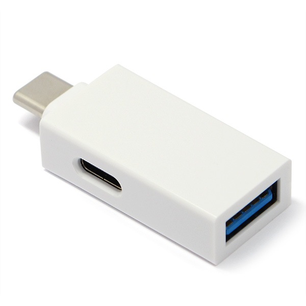 ルートアール Route-R RA-OTGTU1PW 5V給電 USB3.0対応 TYPE-C OTGアダプター