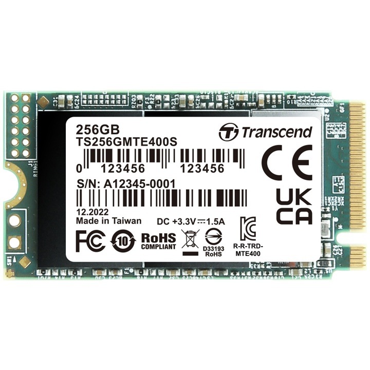 Transcend トランセンドジャパン TS256GMTE400S M.2 Type2242 NVMe