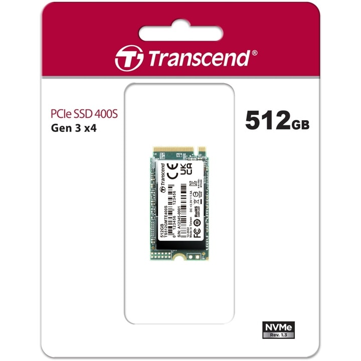 Transcend トランセンドジャパン TS512GMTE400S M.2 Type2242 NVMe