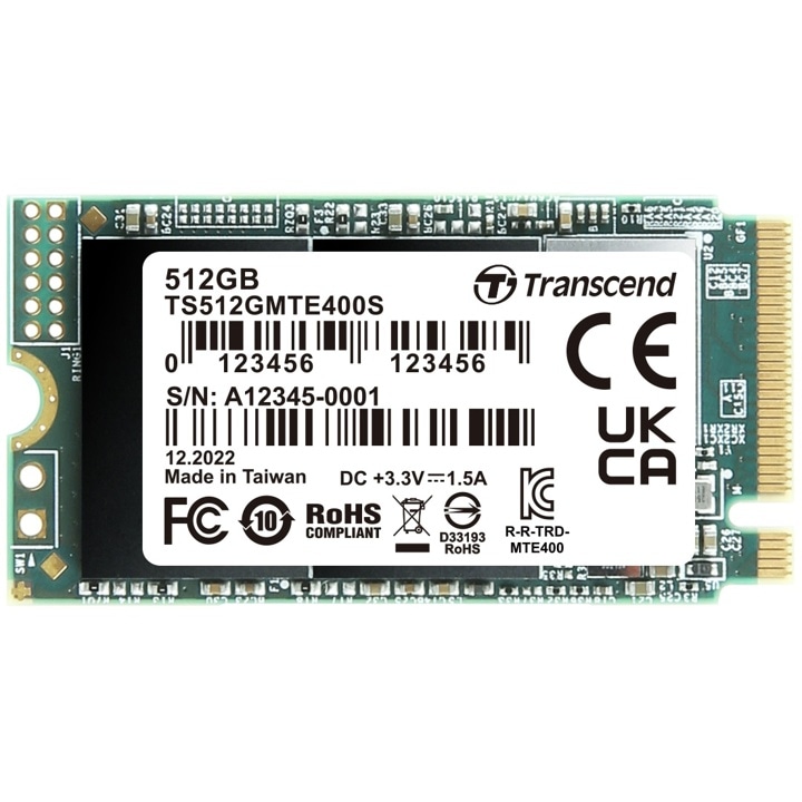 Transcend トランセンドジャパン TS512GMTE400S M.2 Type2242 NVMe