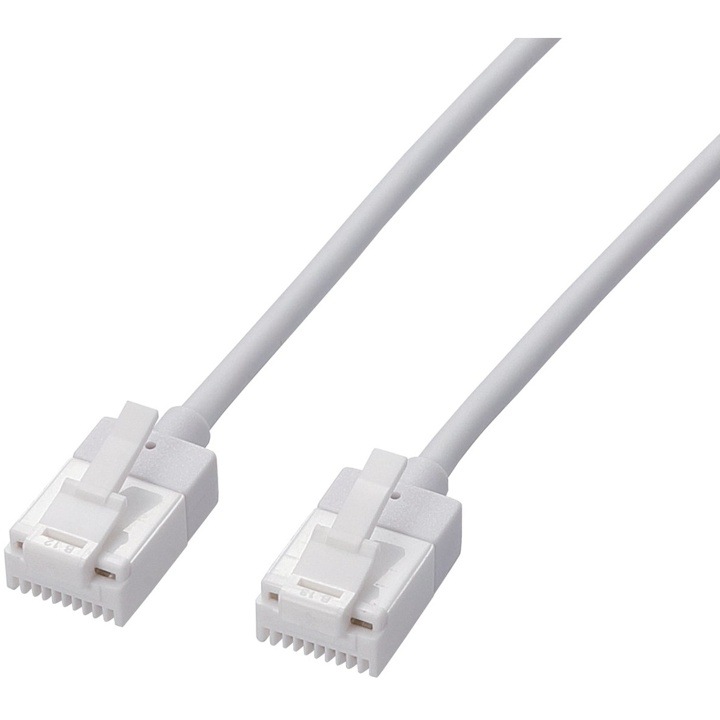 エレコム ELECOM LD-GPSST/WH20 ツメ折れ防止スーパースリムLANケーブル Cat6準拠 ホワイト 2m