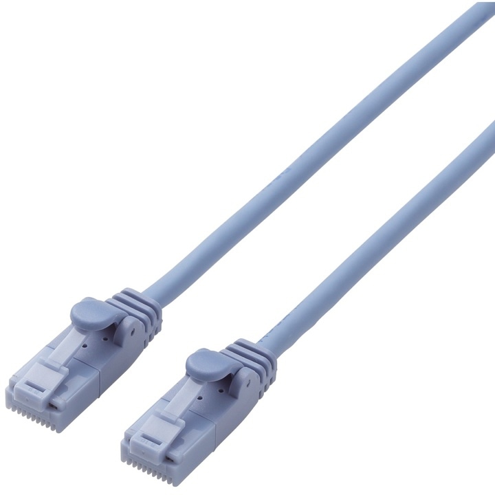 エレコム ELECOM LD-C6YT/BU15 ツメ折れ防止やわらかLANケーブル Cat6準拠 ブルー 1.5m