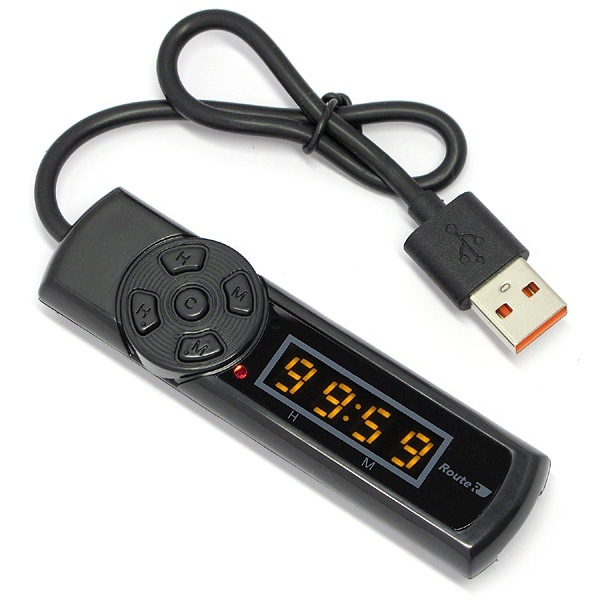 ルートアール Route-R RA-UTIMER1QC スマホ充電・QC対応版 USB機器用入→切タイマー