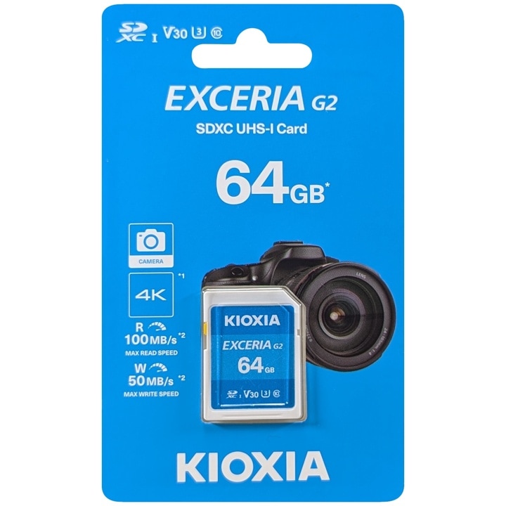 キオクシア KIOXIA LNEX2L064GG4 並行輸入品 SDXCカード EXCERIA