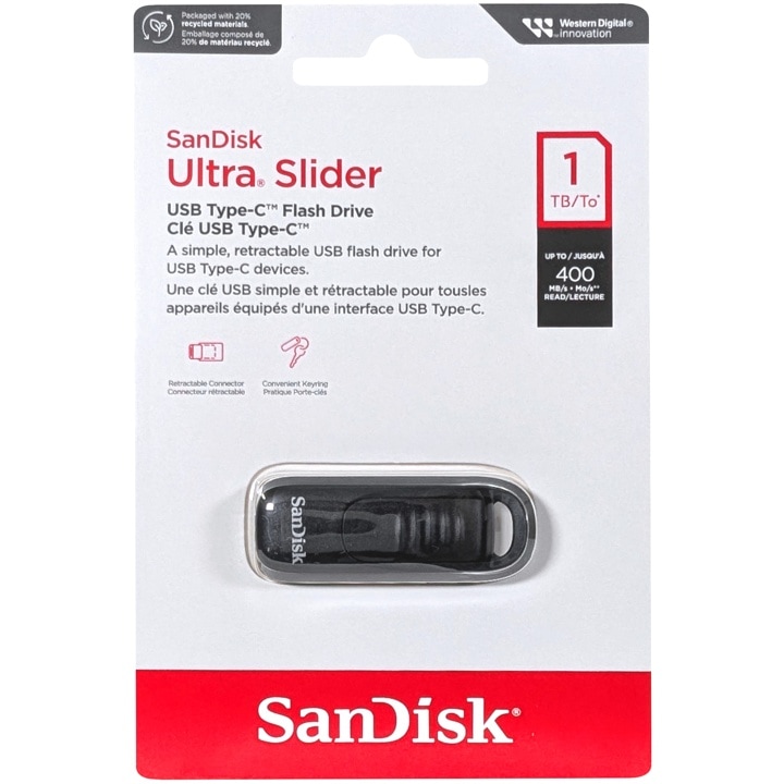 SanDisk サンディスク SDCZ480-1T00-G46 並行輸入品 Ultra Slider USB Type-C 1TB