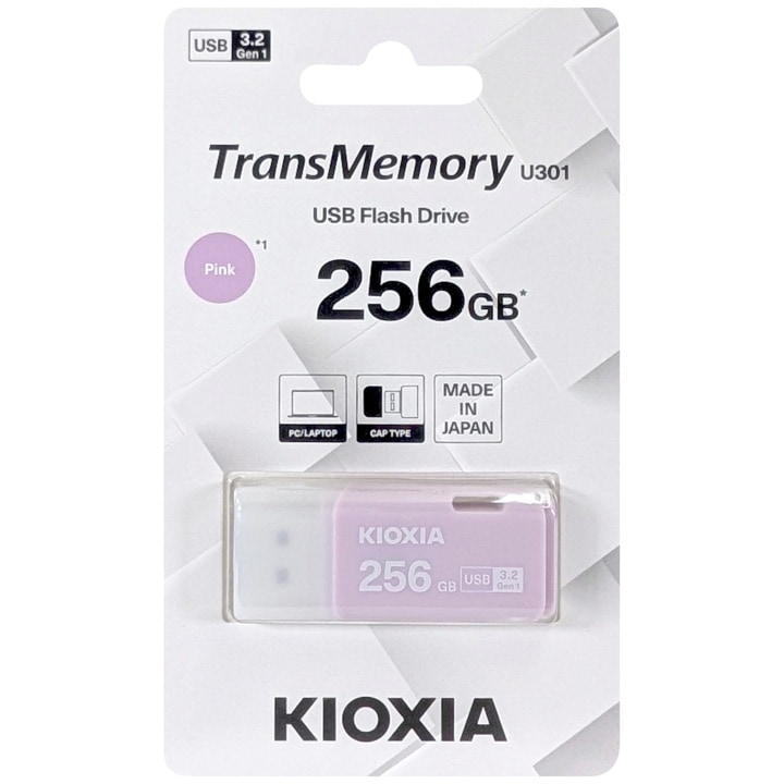 キオクシア KIOXIA LU301B256GG4 並行輸入品 TransMemory U301 ピンク 256GB