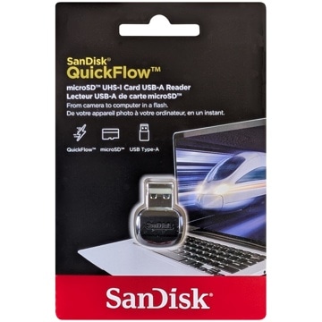 SanDisk サンディスク SDDR-B731-GN6NN 並行輸入品 QuickFlow microSD UHS-I Card USB-A Reader