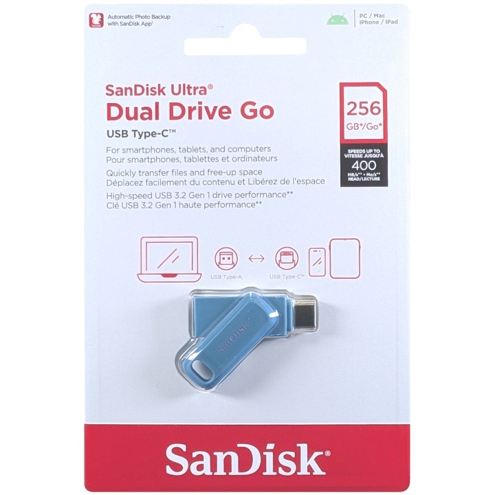 SanDisk サンディスク SDDDC3-256G-G46NBB 並行輸入品 Ultra Dual Drive Go USB Type-C ナヴァイオベイ 256GB