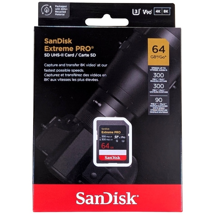 SanDisk サンディスク SDSDXDM-064G-GN4IN 並行輸入品 SDXCカード UHS-II Extreme PRO V90 64GB