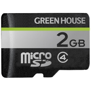 グリーンハウス GREEN HOUSE GH-SDM-D2G マイクロSDカード 2GB