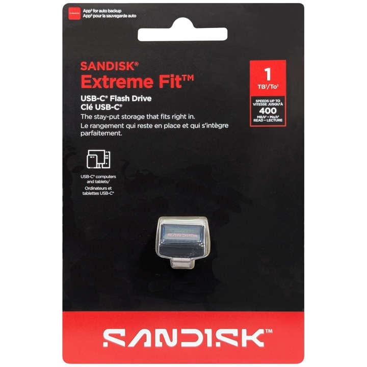 SanDisk サンディスク SDCZ530-1T00-G46 並行輸入品 Extreme Fit USB-C 1TB